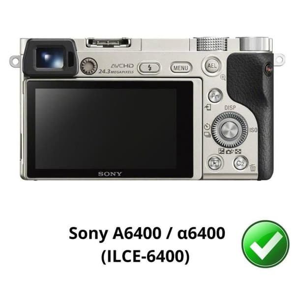 Skyddsskärm för Sony Alpha 6400-A6400-α6400 [Pack 4] Ultra Tunn Hållbar Plastfilm Skyddare Phonillico