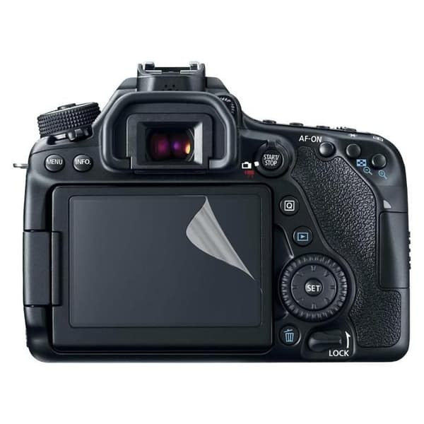 Skyddsskärm - Phonillico - Pack 2 - Kompatibel med Canon EOS 70D-77D-80D-90D - Hållbar - Ultra tunn