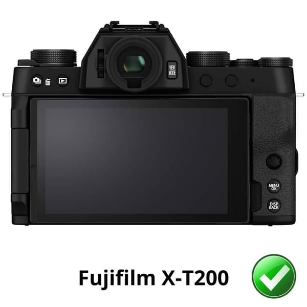 Skyddsskärm - Phonillico - Fujifilm X-T200 - Pack av 2 - Motståndskraftig plastfilm - Ultratunn