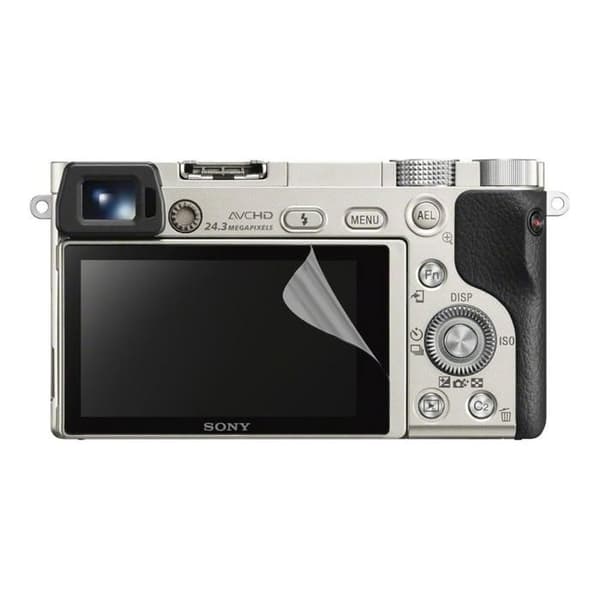 Skyddsskärm för Sony Alpha 6100-A6100-α6100 [Pack 4] Ultra Tunn Plast Skyddande Film Phonillico