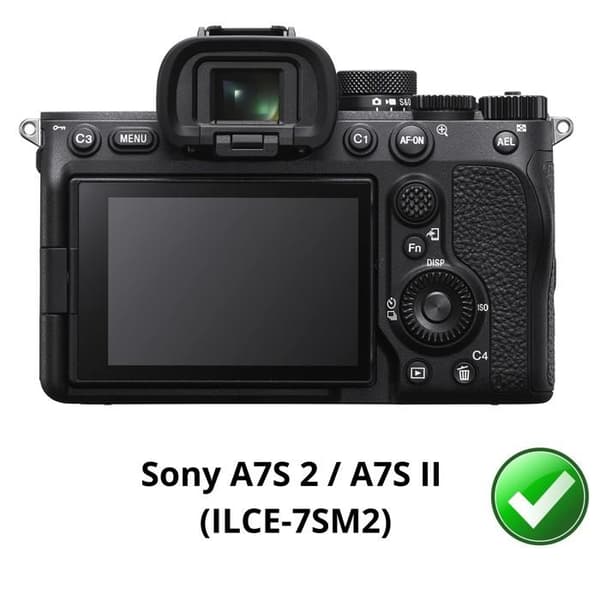 Skärmskydd - Phonillico - A7S 2-A7S II-A7SII - Pack om 3 - Repellerande mot repor - Ultra tunn