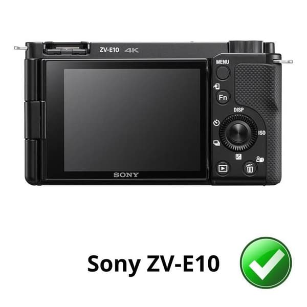 Skärmskydd - Phonillico - Sony ZV-E10 - Paket med 2 - Resistansplastfilm - Ultraplat