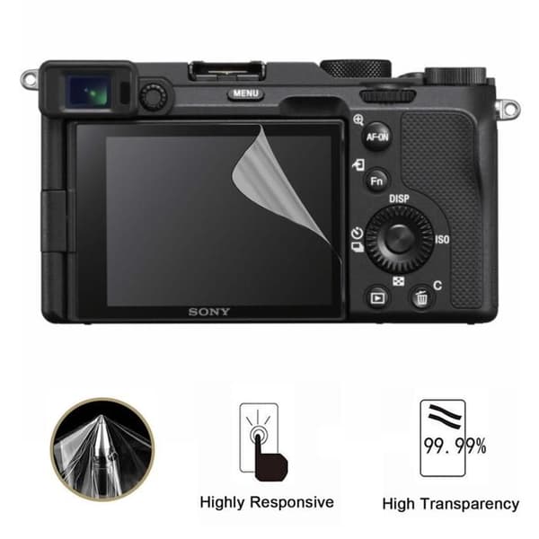 Skyddsskärm - Phonillico - Sony A7C II - Pack med 3 - Hållbar plastfilm - Ultra tunn