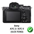 Miniatyrbild 2 av 3: Skyddsskärm - Phonillico - Sony A7C II - Pack med 3 - Hållbar plastfilm - Ultra tunn