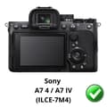 Miniatyrbild 2 av 3: Skyddsskärm - Phonillico - A7 IV - Pack med 3 - Hållbar plastfilm - Ultra tunn