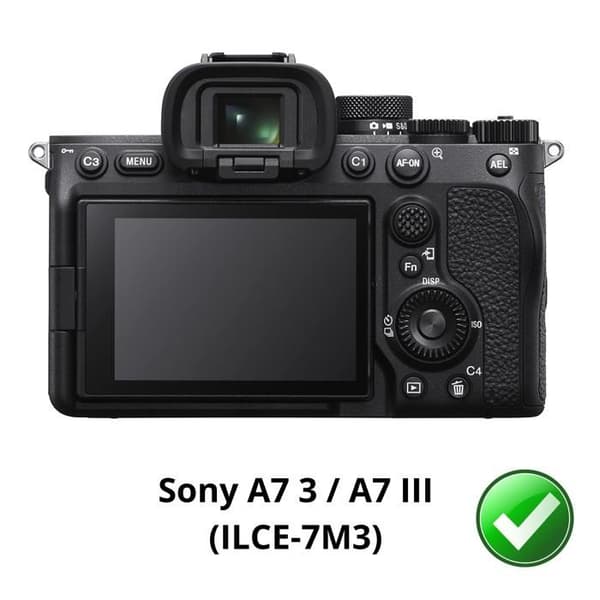 Skydd för skärm - Phonillico - A7 III - Paket 3 - Plastfilm - Rep resistant