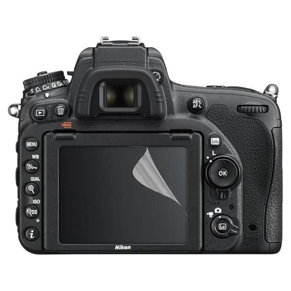 Skyddsskärm för Nikon D6-D500-D600-D610-D750-D800-D850 [Pack 2] Ultra Tunn Plastfolie Skyddande Film Phonillico