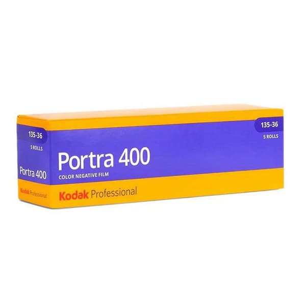 Kodak film Paket med 5 färgnegativfilmer 135 24x36 Kodak Portra 400 iso 36 exponeringar