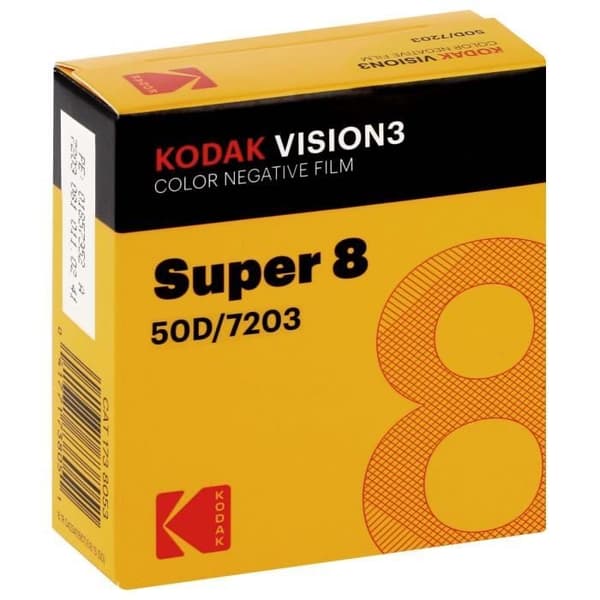 KODAK VISION3 50D färgbiofilm - Super 8-format - Längd 15,25 m