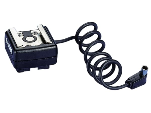 Kaiser - Adapter för blixtsynkronisering - PC-terminal hane till hot shoe hona - 30 cm