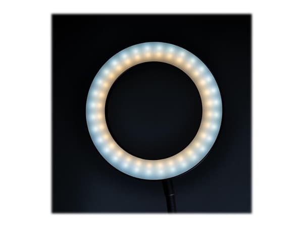 Dörr LED Selfie Ring Light SLR-16 Bi-color - Lys på kamera - 1 hoder x 64 lampe - LED - DC