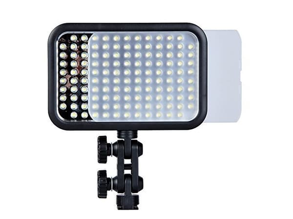 Godox LED126, Glödlampa, 7,5 W, LED, 0,143 m, Svart, 9,65 cm