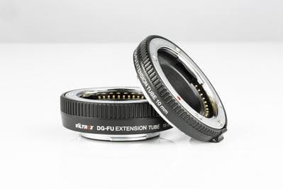 VILTROX DG-FU, Fujifilm, Fujifilm FX X-E1 X-E2 X-Pro1, X-A1 X-M1, 1 kpl, Musta, Hopea, 85 mm, 60 mm