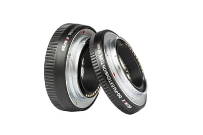 VILTROX DG-FU, Fujifilm, Fujifilm FX X-E1 X-E2 X-Pro1, X-A1 X-M1, 1 kpl, Musta, Hopea, 85 mm, 60 mm