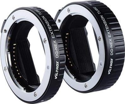 VILTROX DG-NEX, Sony, A7/A7R/A7S/A7 II, 2 kpl, musta, hopea, 6,15 cm, CE, EMC, FCC, RoHS