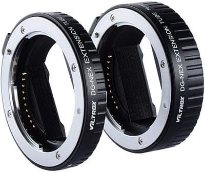 VILTROX DG-NEX, Sony, A7/A7R/A7S/A7 II, 2 kpl, musta, hopea, 6,15 cm, CE, EMC, FCC, RoHS