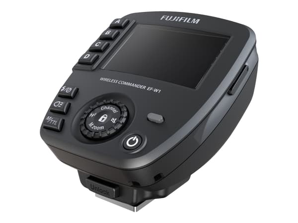 Fujifilm Wireless Commander EF-W1 - Trådløs blitzsynkroniseringstransceiver - for GFX 100, 50; X Series X100, X-E3, X-H1, X-H2S, X-Pro3, X-S10, X-T20