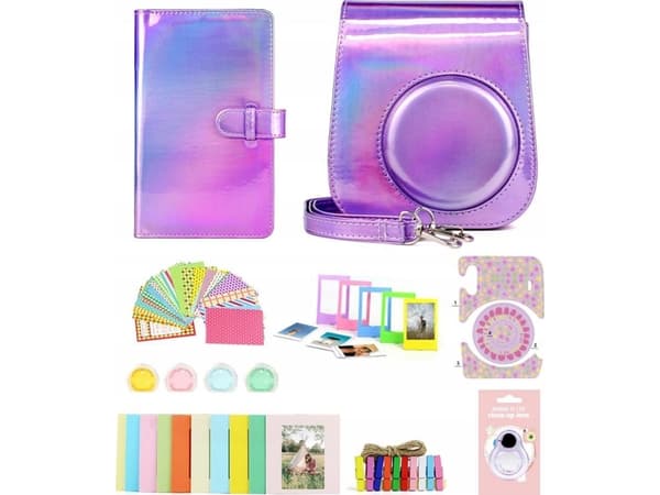 LoveInstant 8in1 albumveske - Fujifilm Instax Mini 11 / Purple Gloss