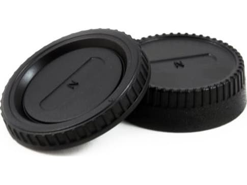 L-r2 Lids Body Cap + objektiv för Nikon