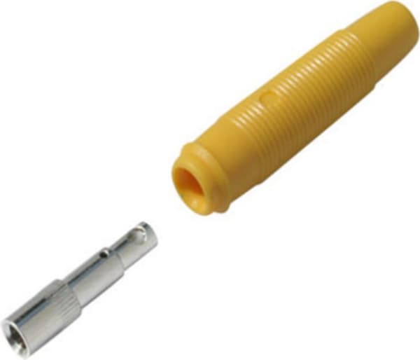S/CONN maksimal tilslutning laboratorie banankobling, gul (56215-Y)
