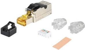 shiverpeaks BASIC-S RJ45-kontakt Cat.8.1 isolationsförskjutningskontakt - RJ45-kontakt, fältmontering, full - 1 st (BS08-45001)