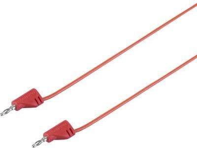 VOLTCRAFT MSB-200 mätlina [lamellplugg 2 mm - lamellplugg 2 mm] 0,60 m röd 1 st.