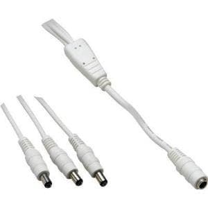 VOLTCRAFT lavspændingsforbindelseskabel, lavspændingsstikdåse - lavspændingsstik 5,5 mm 2,1 mm 0,35 m 1 stk (072981C)