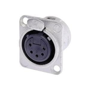 Neutrik NTR-NC5FDL1 - -30 - 80 °C - Sort - Sølv - UL - UL 94 HB - EC 61076-2-103 - IP 40 - IEC 68-2-20 (NC5FD-L-1)