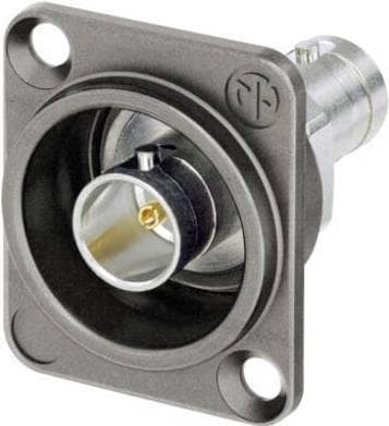 Neutrik BNC gennemføring BNC fatning - BNC fatning 1 stk (NBB75DFIX-CON)