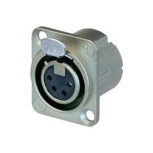 Neutrik NC4FD-LX - 26mm - 31mm - Silver - IEC 61076-2-103 - IEC 68-2-20 - UL 94 HB - IP40 - -30 - 80 °C (NC4FD-LX)