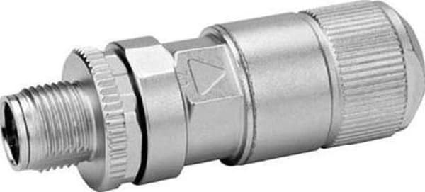 Telegärtner J80026A0100 Anturin/toimilaitteen liitin, kokoamaton M12 Pintojen lukumäärä: 8 Pistoke, suora 1 kpl