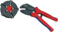 Miniatyrbillede 1 af 3: Knipex MULTICRIMP 97 33 02 Crimpværktøj Uisoleret, åbne stik, Isolerede kabelsko, Isolerede stikforbindelser, Rørringe, Uisoleret