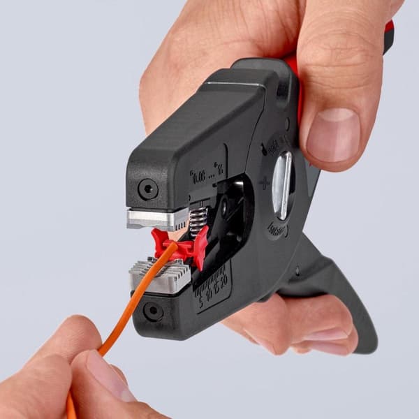 Knipex PreciStrip 16 12 52 195 Automatisk isoleringstang 0,08 til 16 mm