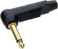 Miniatyrbillede 1 af 5: Neutrik NTR-NP2RX-B Jack-stik 90° 6,35 Mm 2p