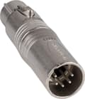 Miniatyrbild 1 av 5: Neutrik NA3F5M XLR-adapter XLR-uttag - XLR-kontakt Innehåll: 1 st.