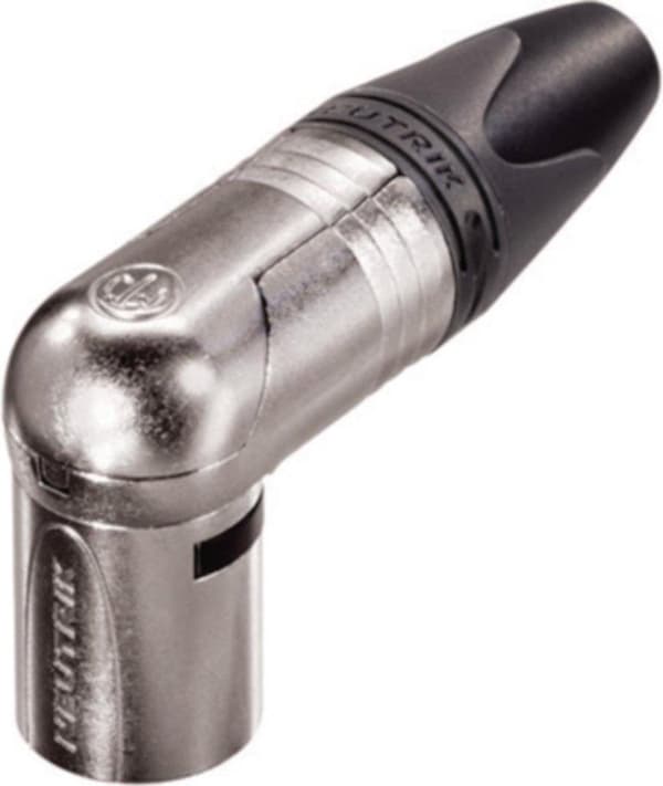 Neutrik NTR-NC4MRX Xlr Kaapelipistoke 90° 4 Kaapelipistoke/kulma Xx/rx Juotosliitännät Nikkelipinnoitettu
