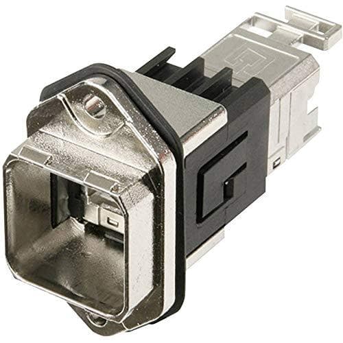 Telegaertner J80020A0011 RJ45 flangesæt variant 14 J80020A0011 chassisfatning, monteringsstænger: 8P8C Me