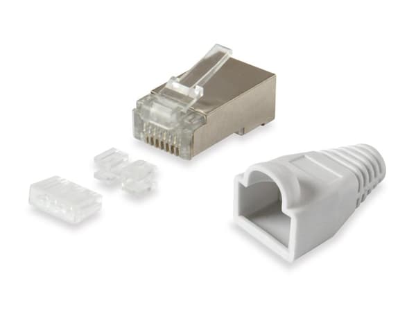 Varusta 121181 kaapeliliitin RJ45 hopea