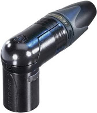 Neutrik NC10MRX-14-B XLR stikstik, vinklet Antal poler (antal): 10 Sort 1 stk.