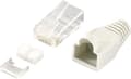 Miniatyrbillede 1 af 3: LogiLink MP0021 kabelstik RJ45 Grå, gennemsigtig