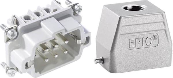 LAPP stiksæt EPIC®KIT H-BE 6 75009635 6 + PE-skruer 1 sæt(er)