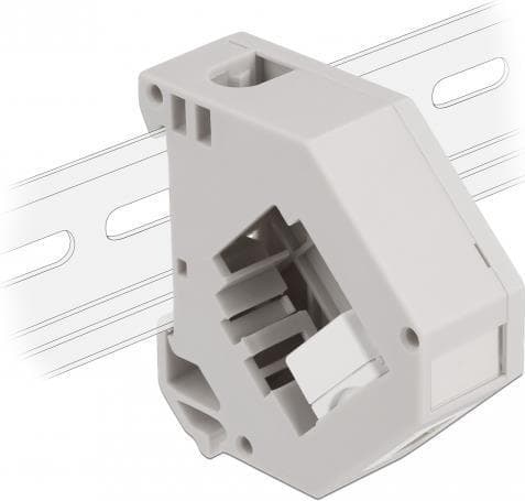 Delock - Modulær indgang - DIN-skinne monteres - USB2.0 Type A - grå, hvid (87163)