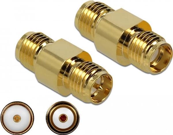 DeLOCK - Antenneadapter - SMA (R) til RP-SMA (R) (89975)
