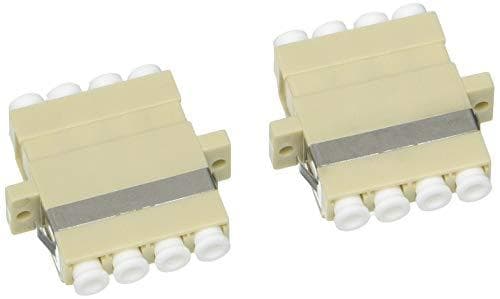 Delock FO kobling LC quad socket til LC quad socket multimode 2 stk beige