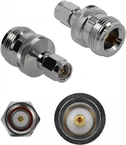 DeLOCK - Antenneadapter - N-stik (R) til SMA (S) (89960)