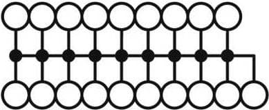 Phoenix PTFIX 6/18X2.5 GY. Leveys: 56 mm, syvyys: 28,2 mm, korkeus: 21,2 mm. Nimellisjännite: 500 V (3273374)