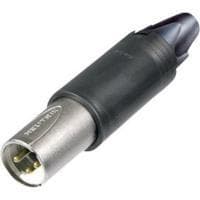 Neutrik XLR stikstik, lige, fatning, lige antal poler: 3 sølv NC3FM-C 1 stk (NC3FM-C)