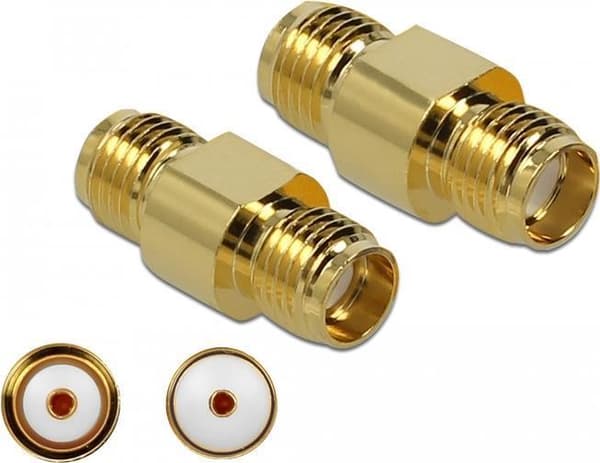 DeLOCK - Antennekobling - SMA (R) til SMA (R) (89974)