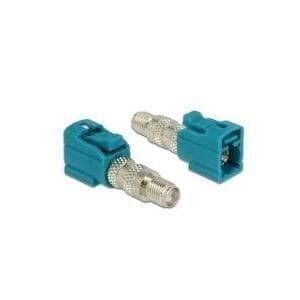 DeLOCK - RF-adapter - SMA (F) till FAKRA Z-kontakt (F) - vattenblått