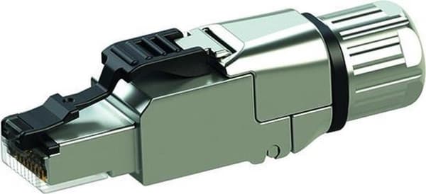 Telegärtner RJ45 plugg CAT 6A skärmad J00026A5000 Plugg, rak Antal stift 8 1 st.